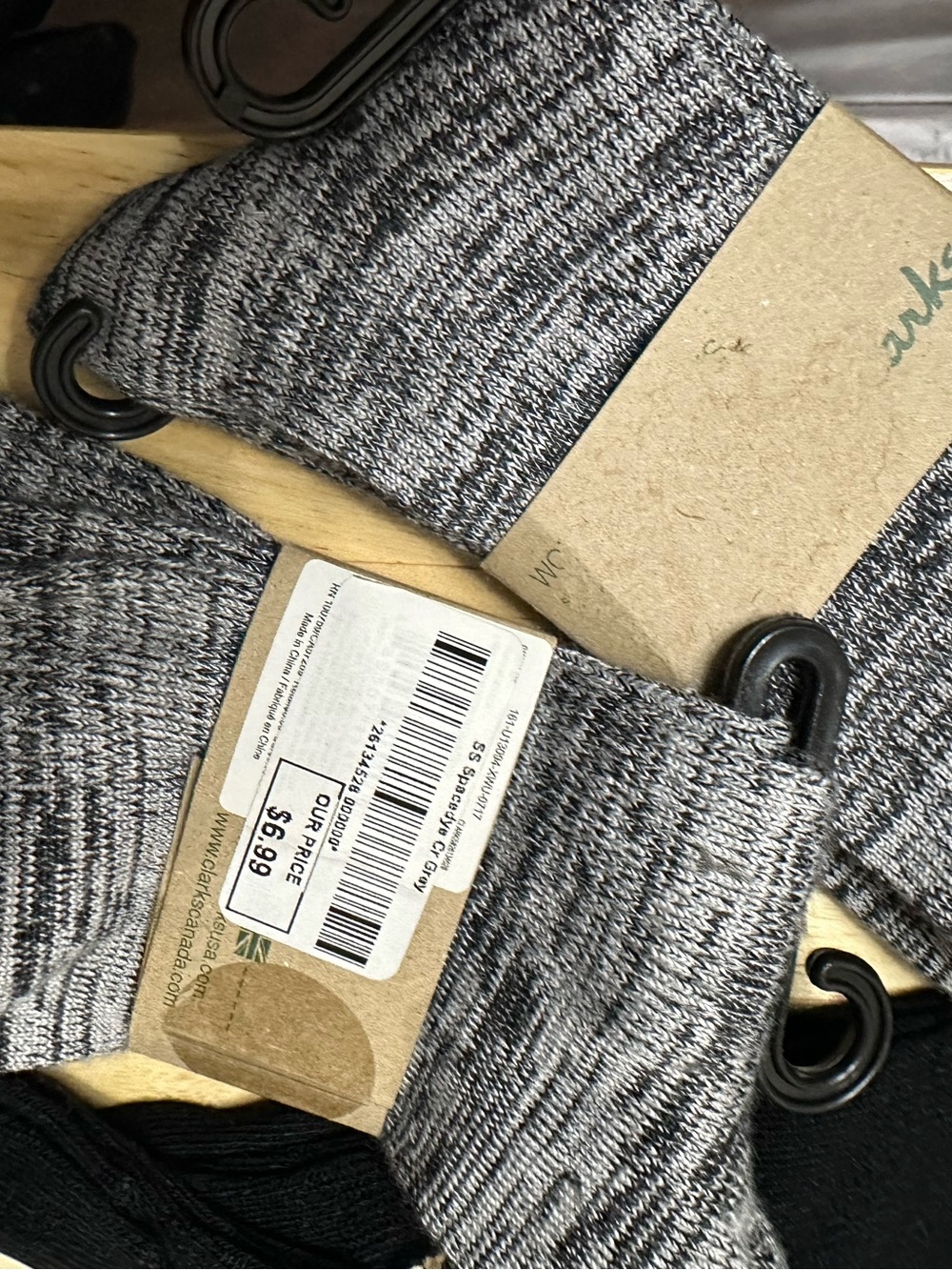 Clarks and Bass women’s Assorted Socks Pack - Black, Gray, Blue, Multicolor - Picture 3 of 8